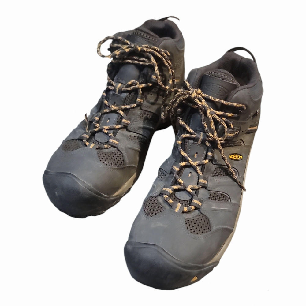 KEEN Men’s Lansing Mid Waterproof Steel Toe Work Boots SIZE 13D